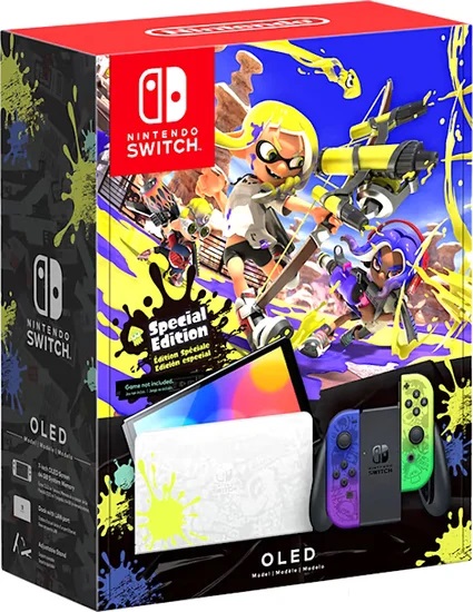 Игровая приставка Nintendo OLED Splatoon