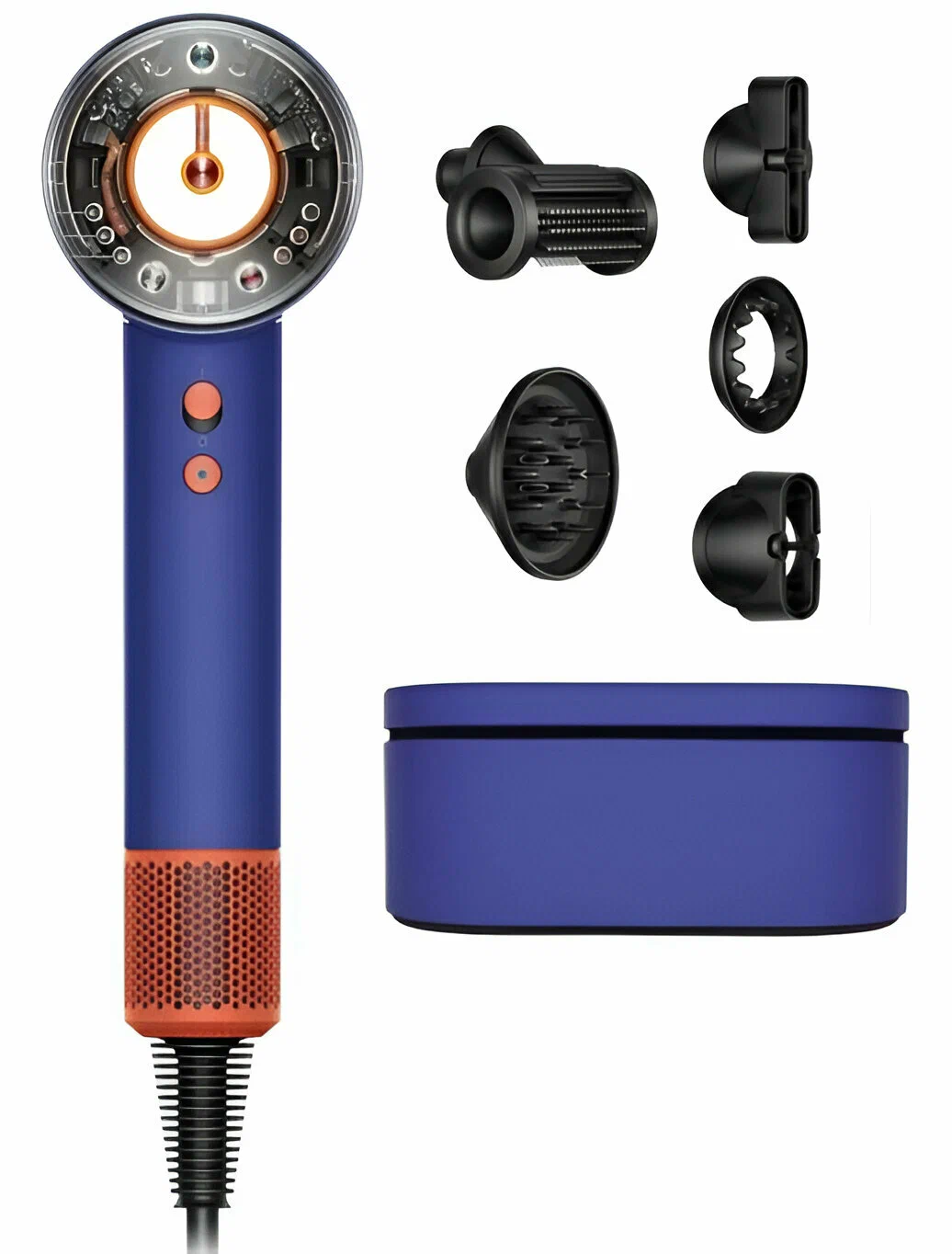 Фен Dyson HD16 Vinca Blue Topaz (с кейсом)